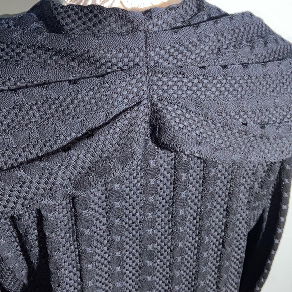 Ming Wang Cape Cropped Jacket Black Size L - Picture 6 of 11